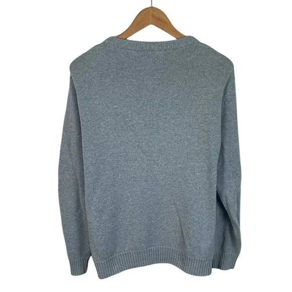 B4 Mens Chaps Ralph Lauren Preppy Thick Knit Cardigan Sweater L - Picture 4 of 5